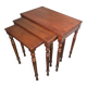Nest of tables in cherry wood