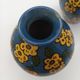 Pair of Large Art Deco Vases Émile Simonod H28cm Glazed Ceramic Blue