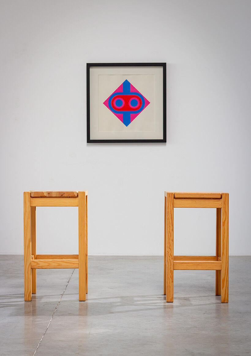 Pair of stools Ilmari Tapiovaara Laukaan Puu 1960