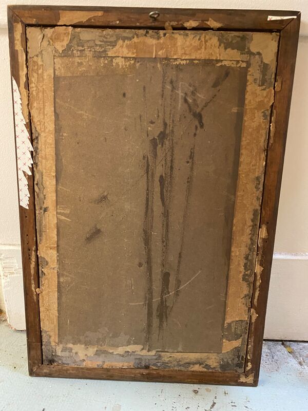 Petit pont à venise aquarelle signée f. jeannin gros encadré début xxe