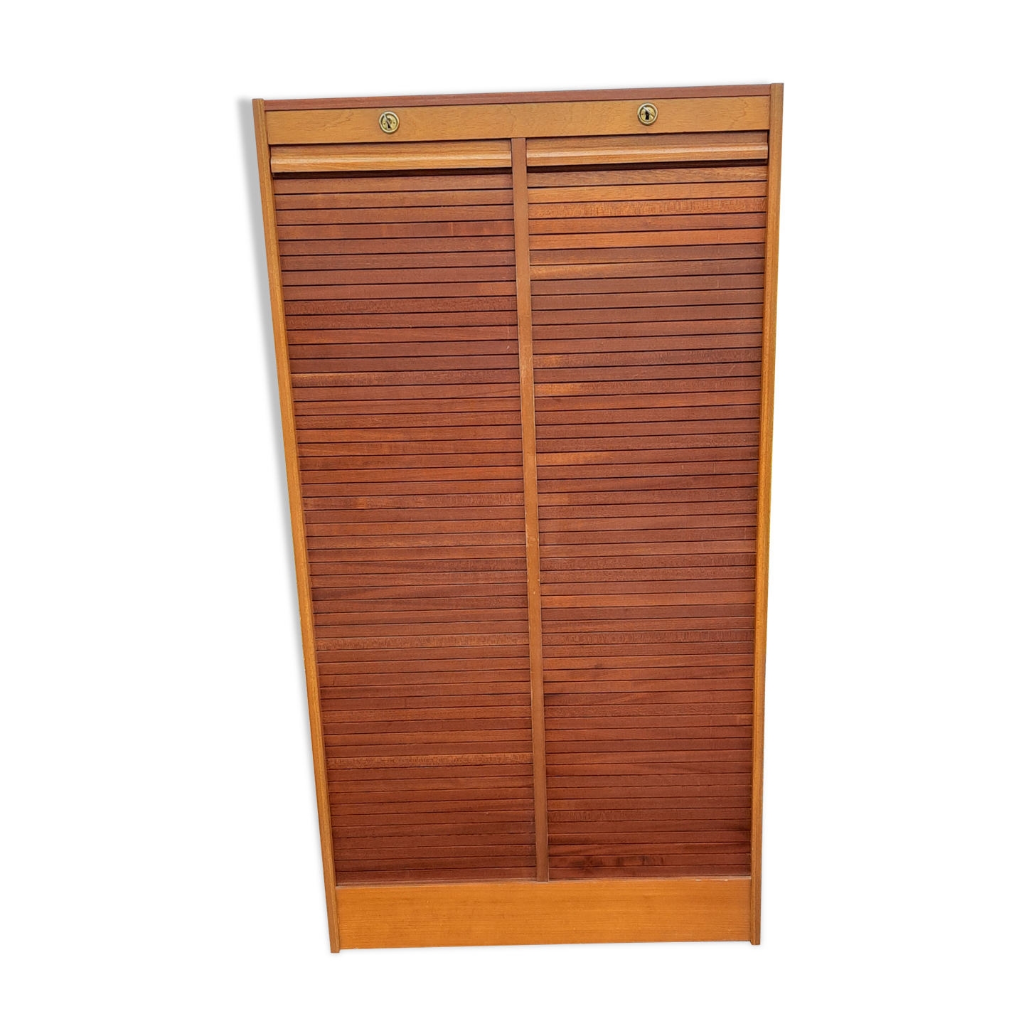 Furniture with wooden curtains