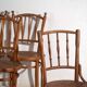 Set of 4 antique bentwood chairs in Thonet style – Central Europe, circa 1900