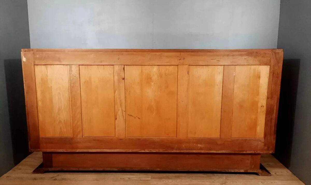 Buffet en enfilade époque Art Déco en bois clair