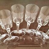 Set 12 crystal wine glasses from Arques 1970