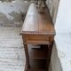 19th-century oak console table
