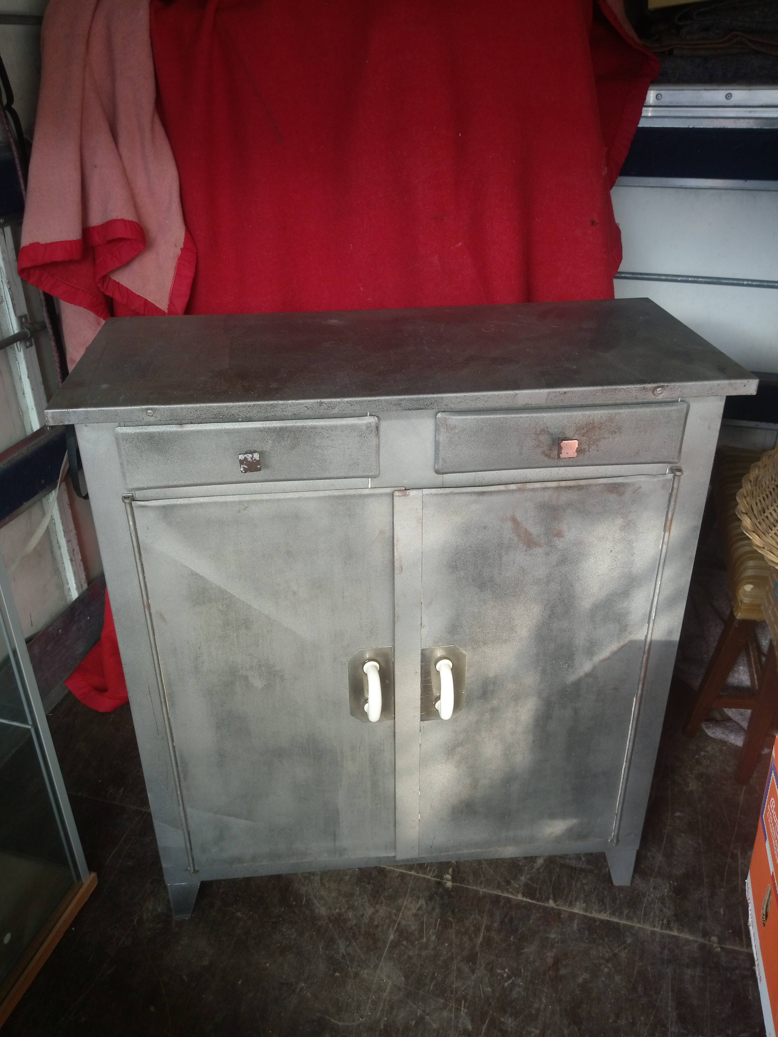 Industrial buffet, Parisian style, metal