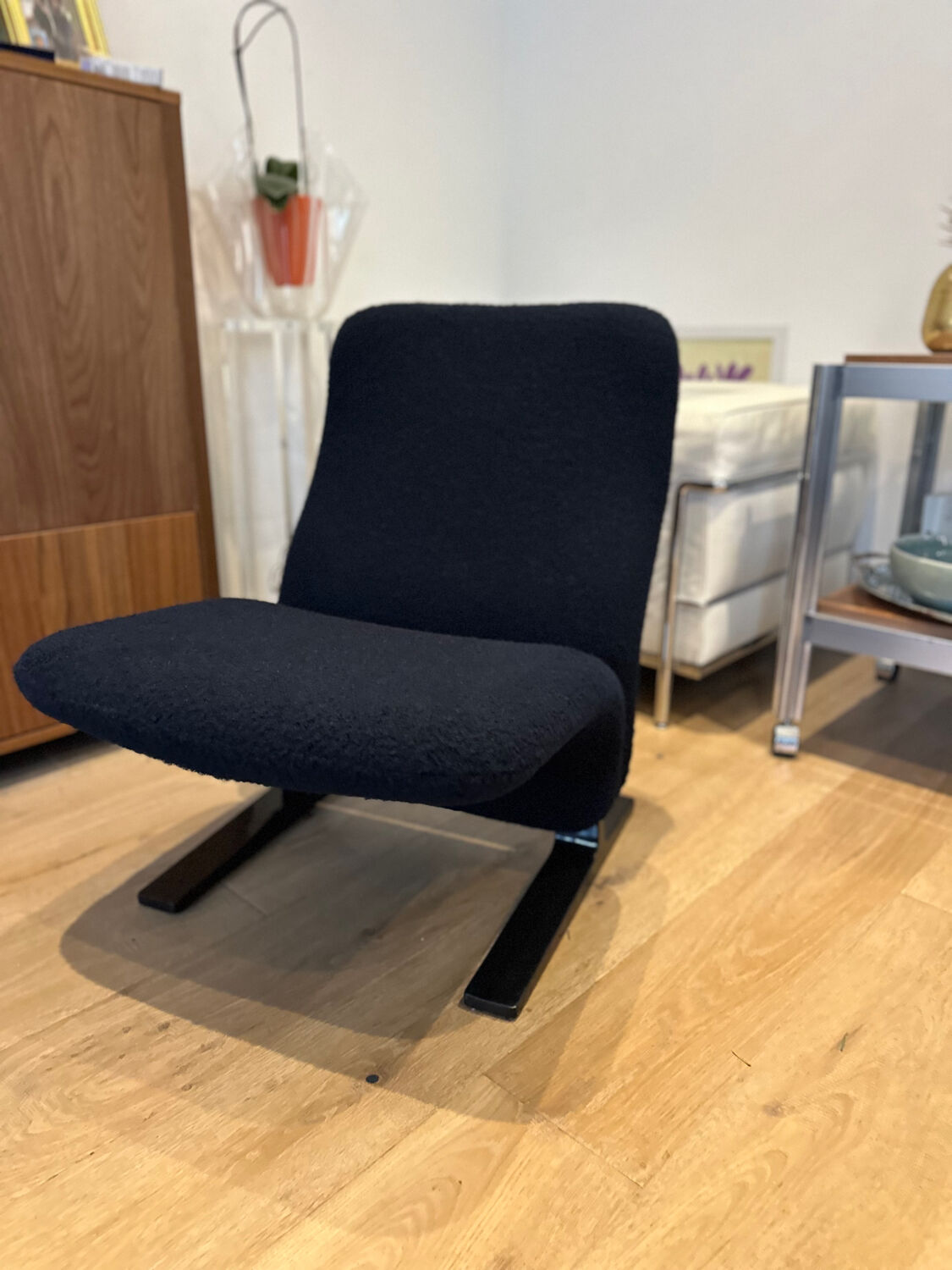 Pierre Paulin Concorde armchair in new terry fabric