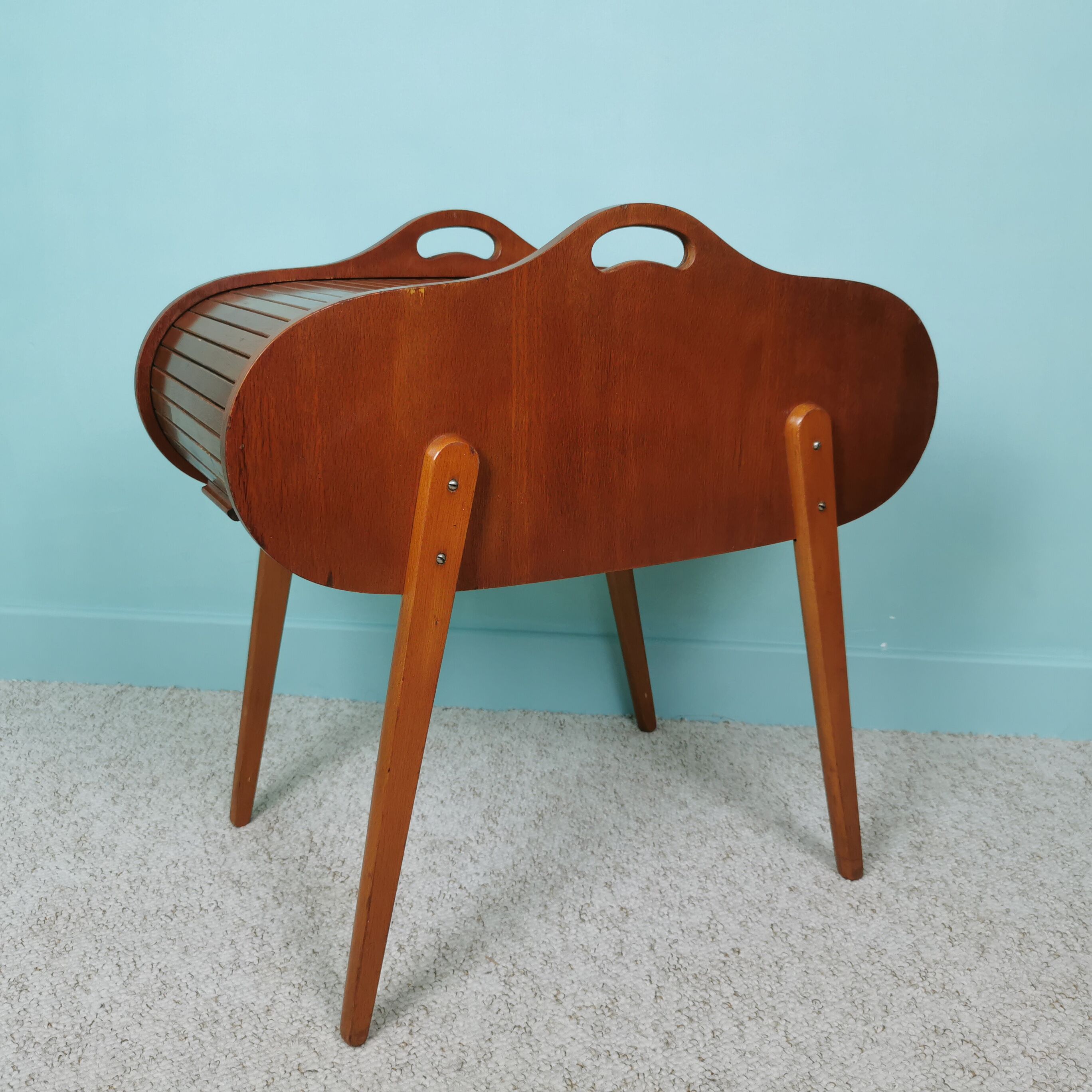 Scandinavian sewing cart