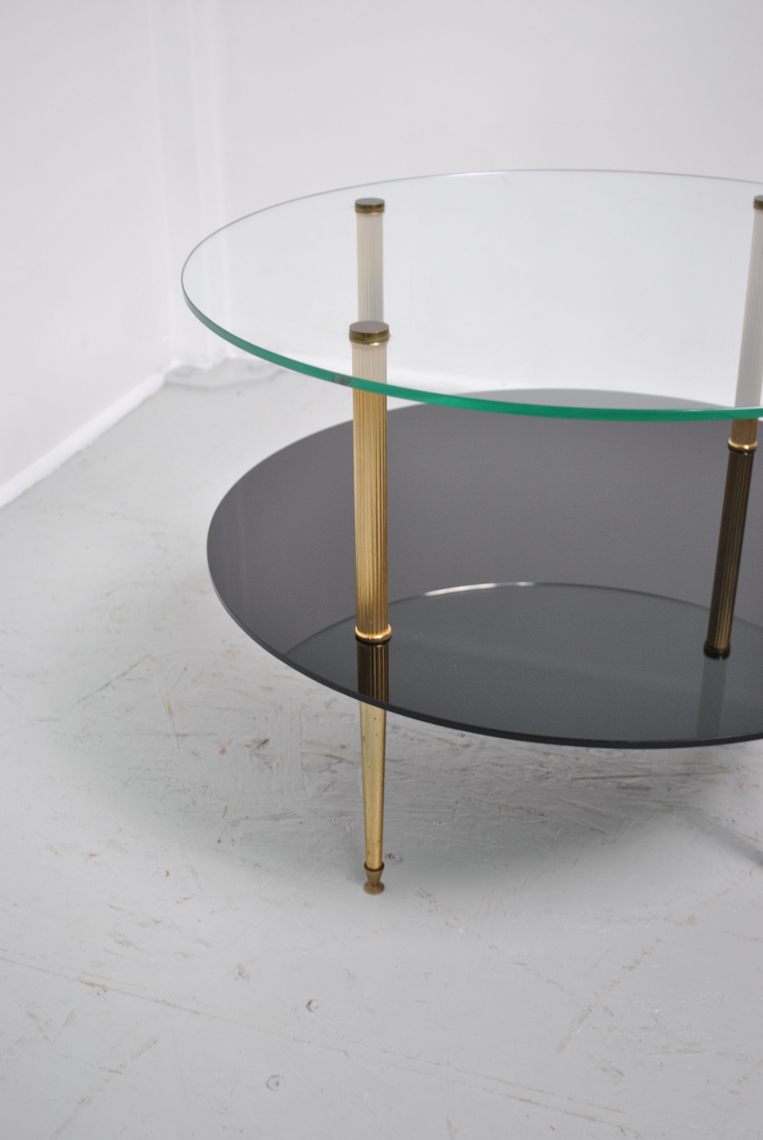 Table basse ronde 1970