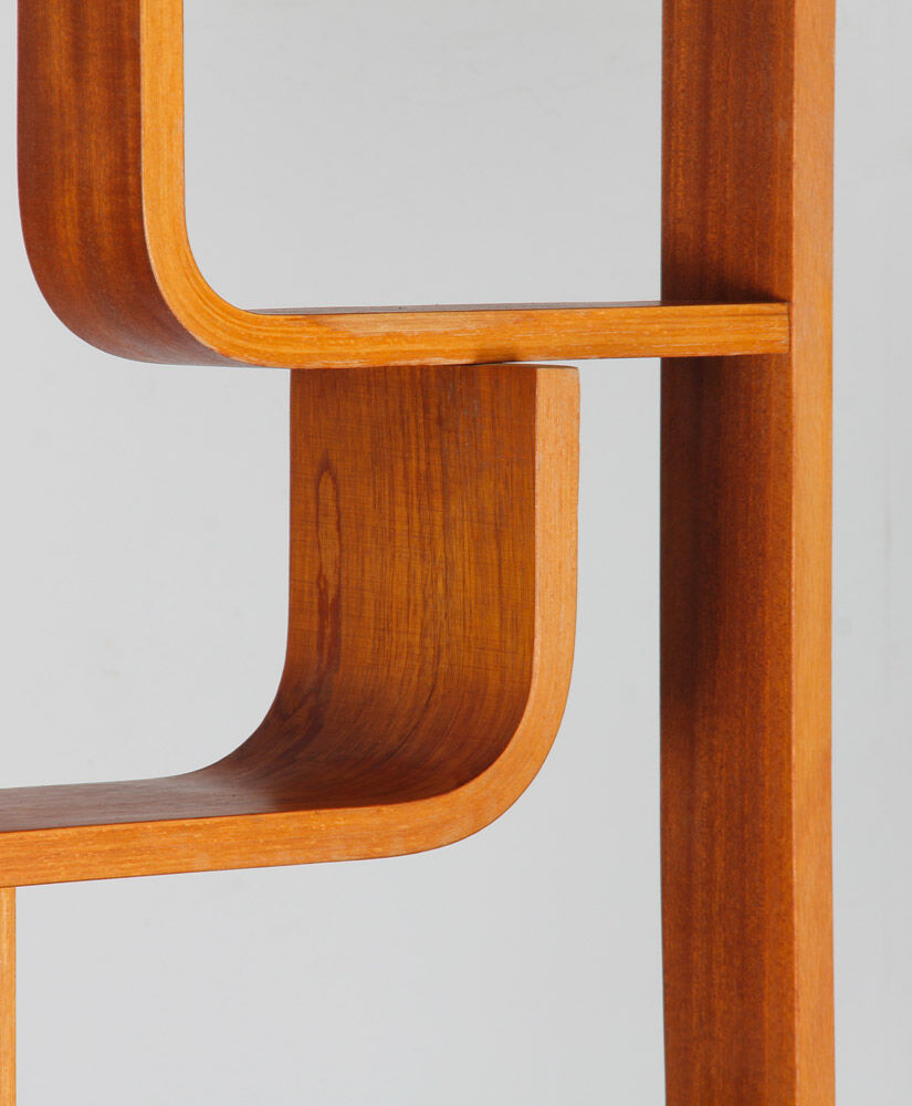 Claustra vintage, Czech mahogany made by Ludvik Volak, 1960
