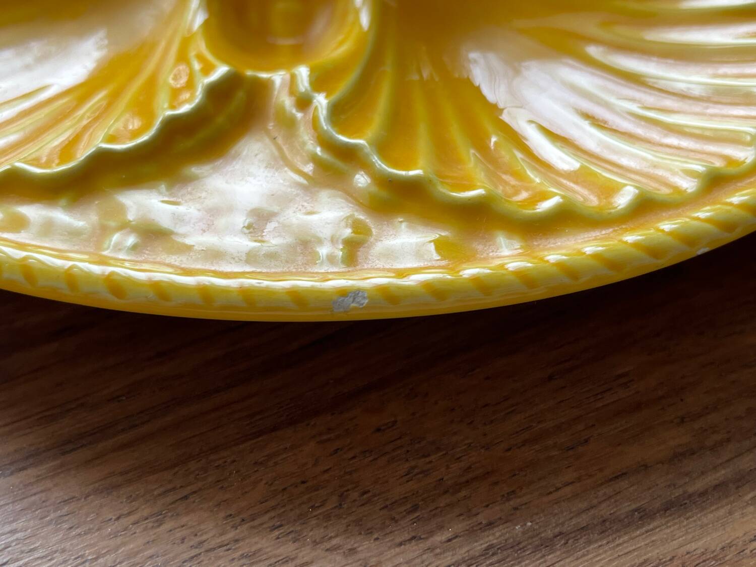 Earthenware shell plates