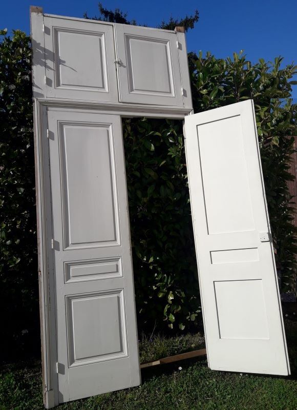 Boiserie haussmannienne placard 4 portes 3,12x1,43m XIX°