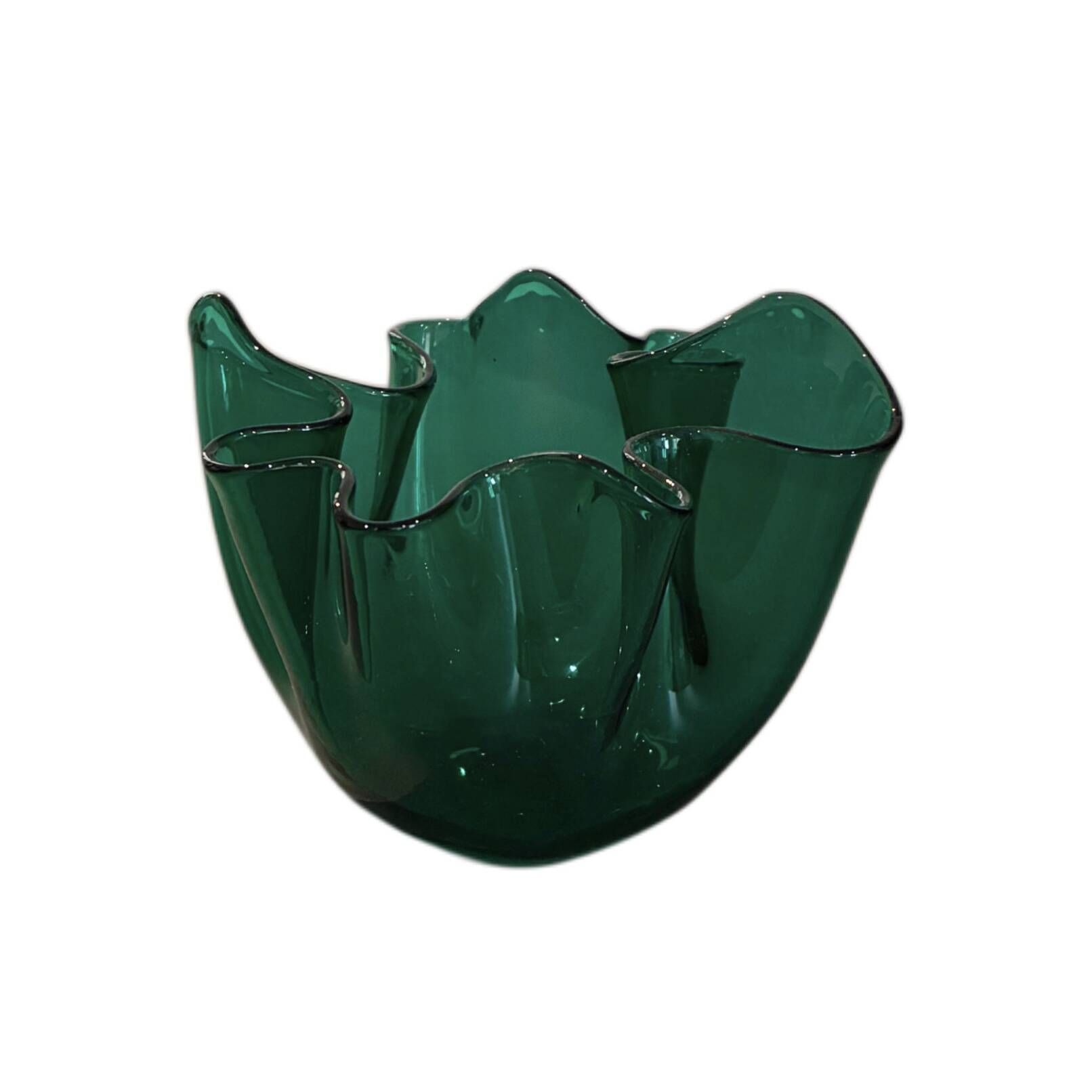 Fulvio bianconi (1915-1996), murano, vase "fazzoletto", circa 1970