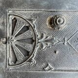 Ancienne porte de four ou cheminée 19eme fonte