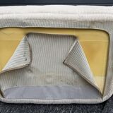 Ligne Roset Togo 3-seater in 2x 2-seater in Beige Corduroy.