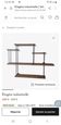 Industrial wall shelf