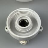 50s 60s wall lamp cellar lamp ceramic & glass Bauhaus design