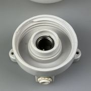50s 60s wall lamp cellar lamp ceramic & glass Bauhaus design
