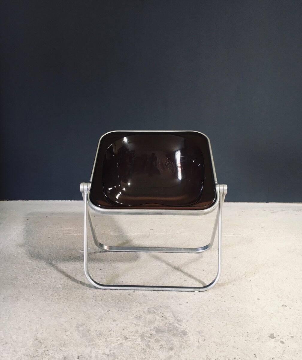Mid-Century Modern Plona Chair by Giancarlo Piretti for Castelli, Italy, 1970s