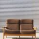 Vintage Scandinavian sofa in solid pine 50s/60s