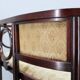 Josef Hoffmann Variation of Art Nouveau "Fledermaus" sofa by Fischel