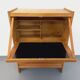 Vintage Guillerme and Chambron secretary desk in solid oak from the 50s and 60s