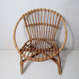 Children's rattan chair
