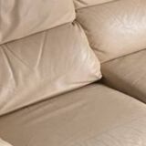 Leather corner sofa, classic leather sofa