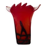 Vase en verre soufflé