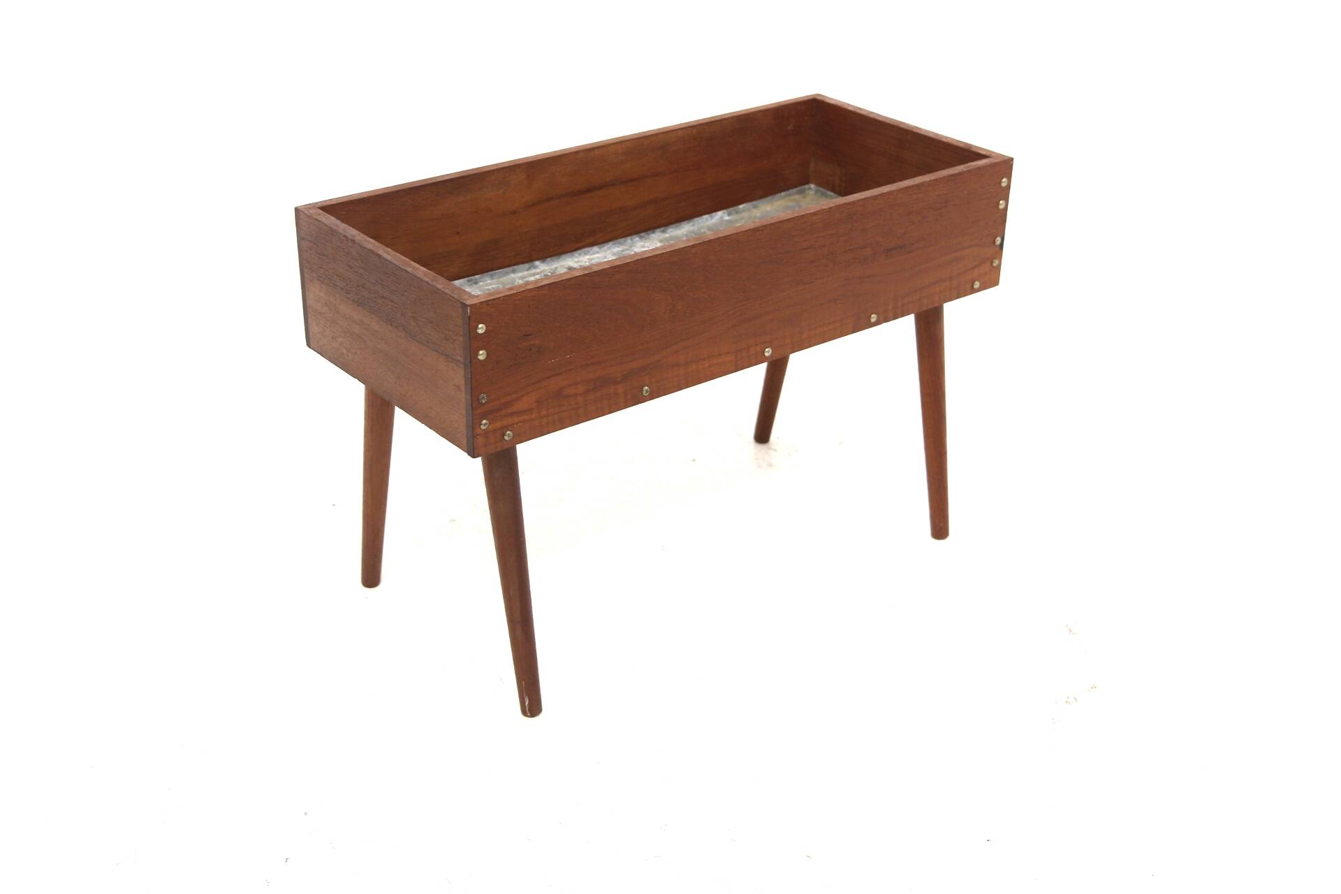 Scandinavian indoor teak planter, Sweden, 1950s