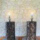 Pair of Brutalist table lamps by Irv Bramberg, 1960s