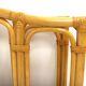 Teak and rattan headboard and footboard, 92 x 64cm, Sweden, 1960