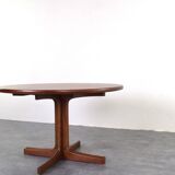 Mid-Century Danish Teak Extendable Dining Table, 1960s.