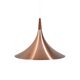 Danish trumpet-shaped Pendant Lamp in Copper
