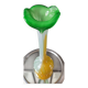 Large blown glass vase, artistic glassware from the 1970s.