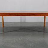 1980s Danish end-grain mosaic coffee table by Middelboe & Linduma for Tranekaer