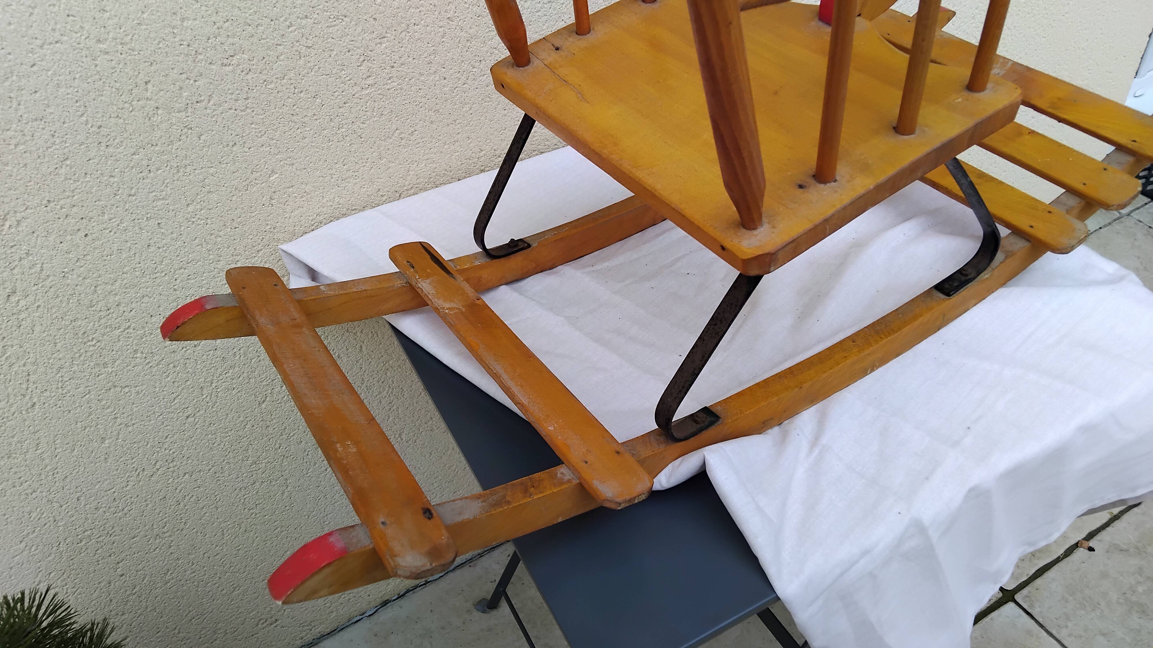 Old rocking chair, vintage children's toy