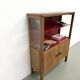 1950s Brazilian modernist library in exotic wood and lacquer