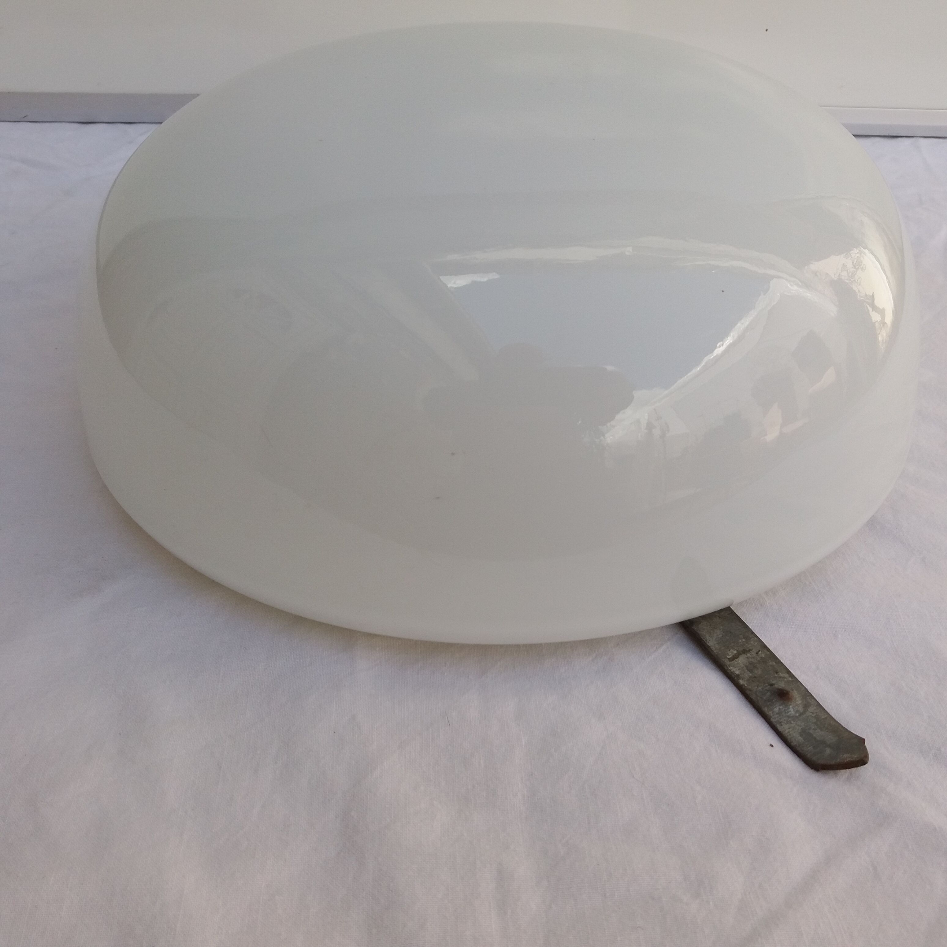 Ceiling glass opaline vintage