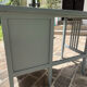 Petit bureau vintage bleu gris