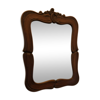 Wooden mirror