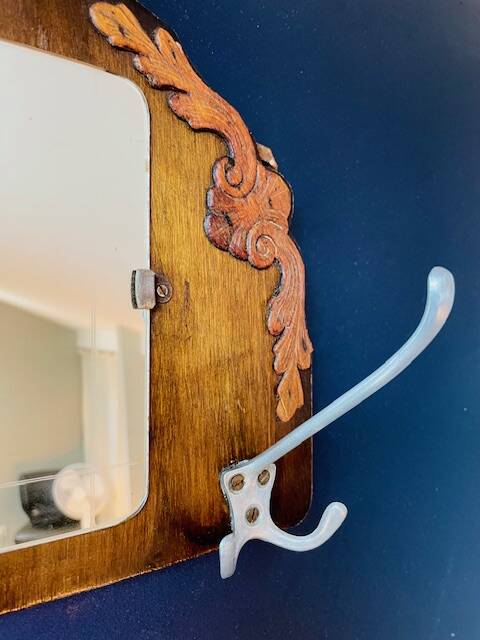 Late Art Deco coat rack, 1950s