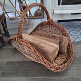 Vintage log basket