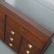Vintage oak haberdashery cabinet or shop counter, 1950/60