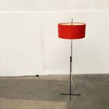 Mid-century German minimalist floor lamp by Kaiser Idell / Kaiser Leuchten, 1960s.