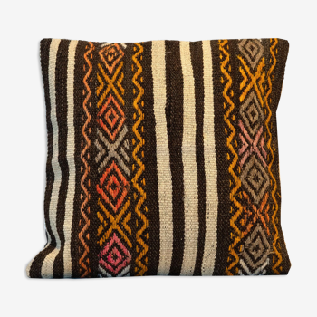 Traditional turkish kilim cushion cover- scatter cushion