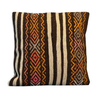 Traditional turkish kilim cushion cover- scatter cushion