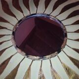 Mirror flower in brass 1970 62cm