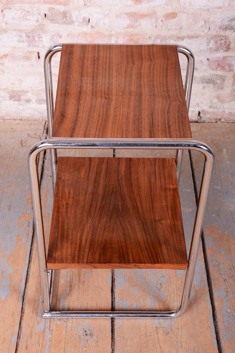 Bauhaus Bedside Tables by M. Breuer for Thonet, Germany, 1920s, Set of 2