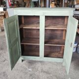 Old green gray low buffet